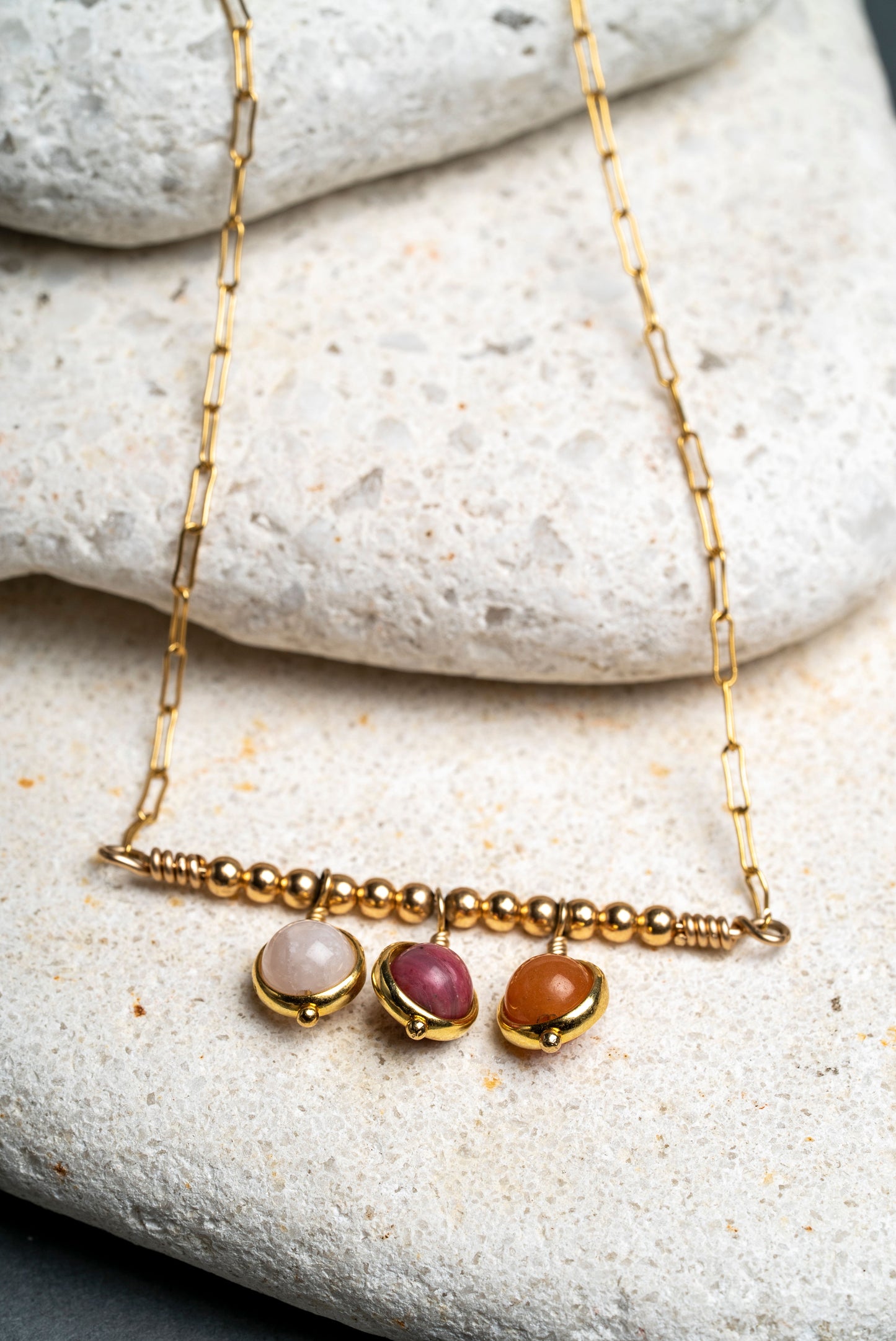 Alma Bar Necklace Trio