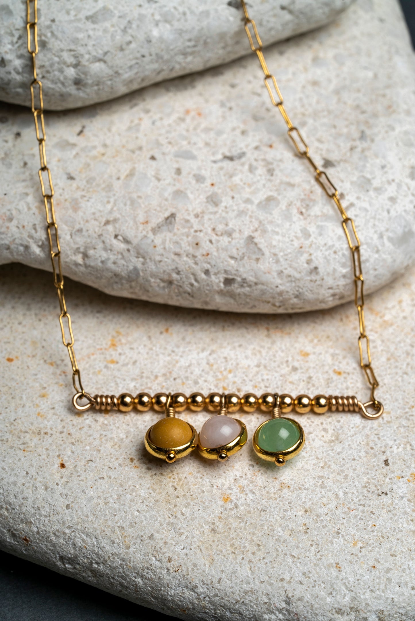 Alma Bar Necklace Trio