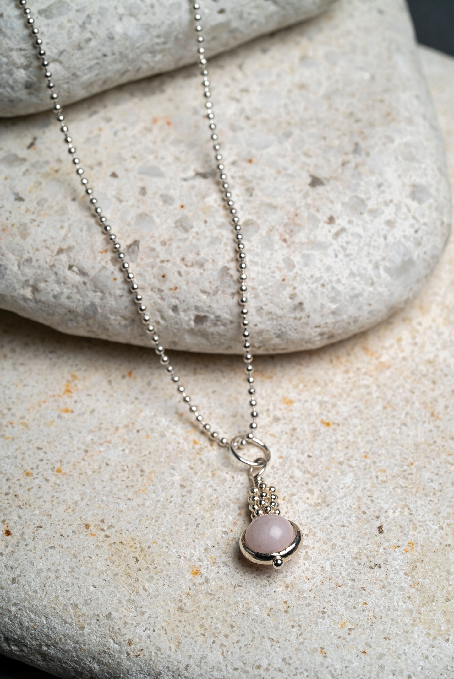 Single Pendant - Rose Quartz